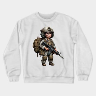 The Little Girl and a Gun Crewneck Sweatshirt